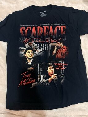 Scarface Graphic Black Short Sleeve Tee